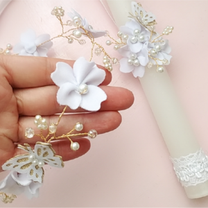 Set tiara y cirio